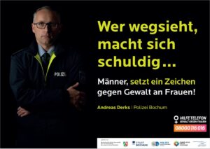 Zeichen gegen Gewalt an Frauen