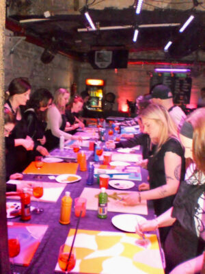 Kunstworkshop im Club